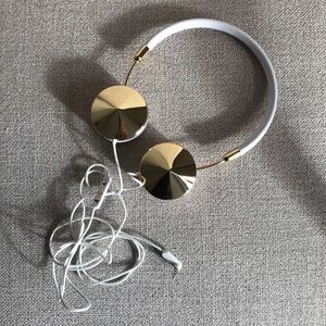 FRENDS Gold & White Layla Headphones